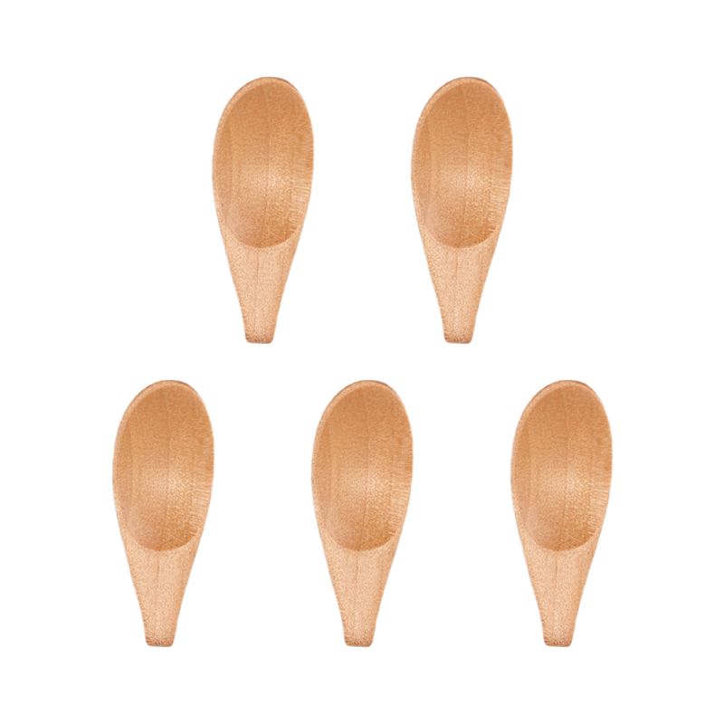 Coffee Tea Etc - B69C 5 Stuks Mini Houten Lepel