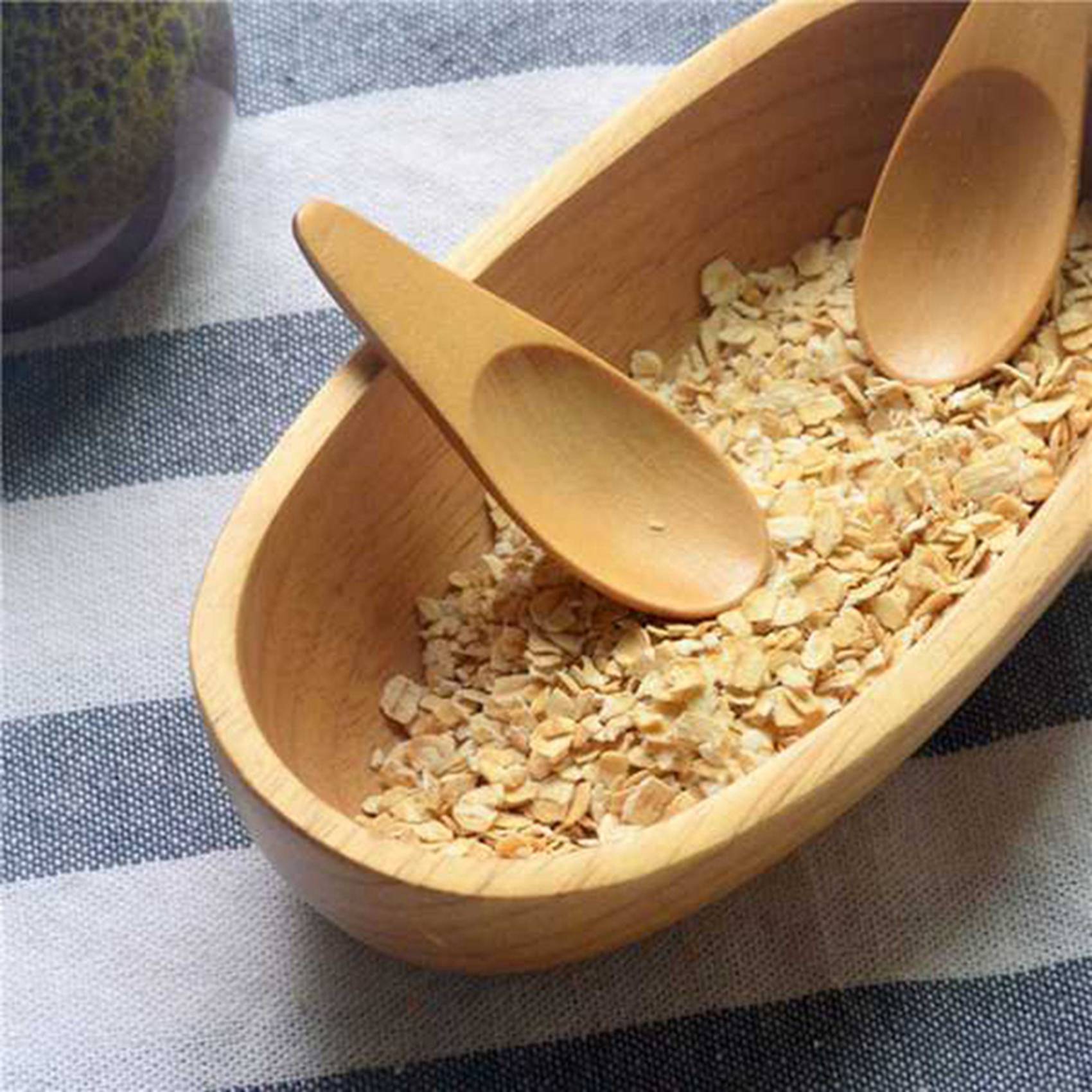 Coffee Tea Etc - A04G-10 Stuks Mini Houten Lepel Kruidenlepel