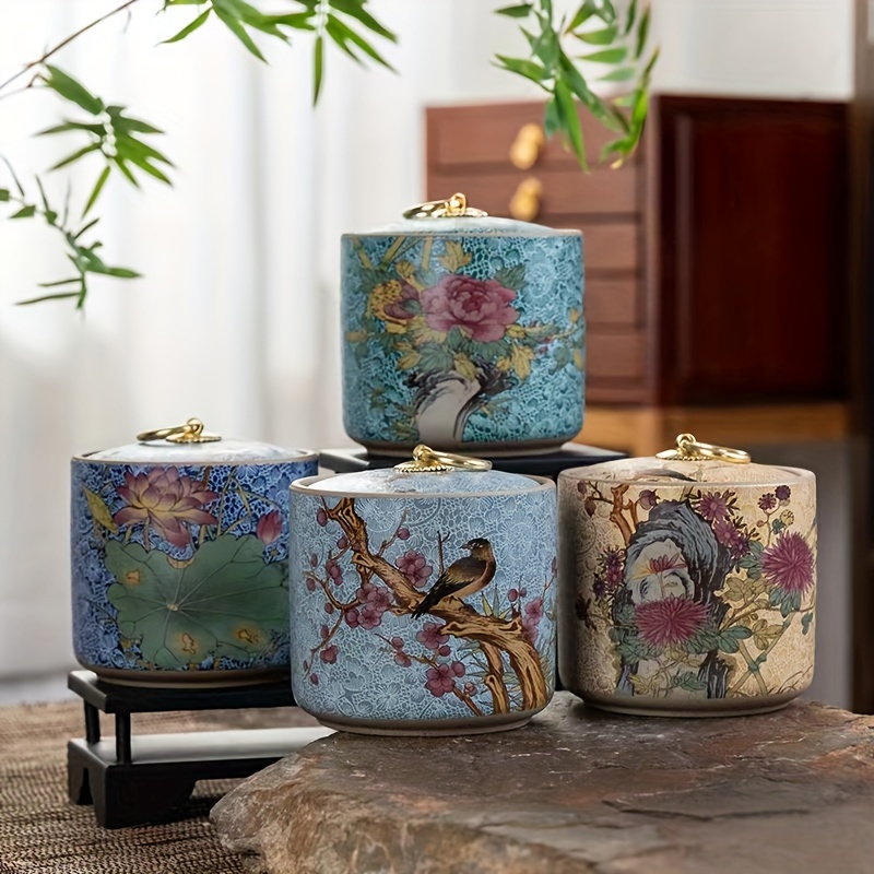 Coffee Tea Etc - Emaille kleur keramische theeblikjes grof aardewerk