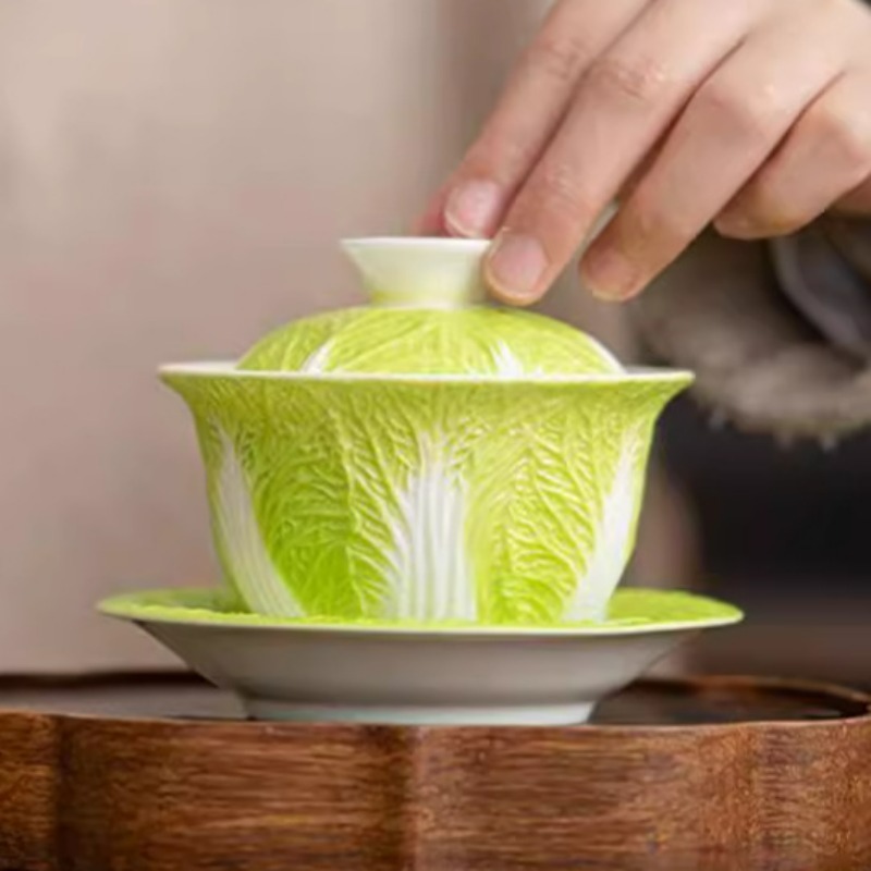 Coffee Tea Set Up - Schapenvlees Vet Jade Porselein Bai Cai