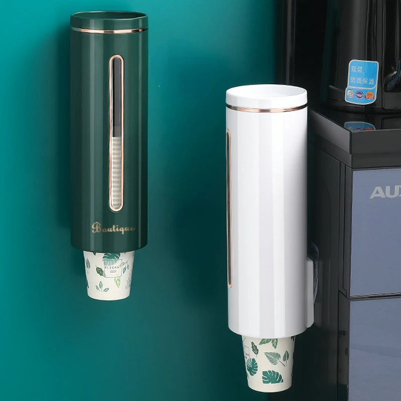 Wallpaper Coffee And Tea - Wandmodel/bureau model plastic bekerdispenser huishoudelijke wegwerpbekerhouder