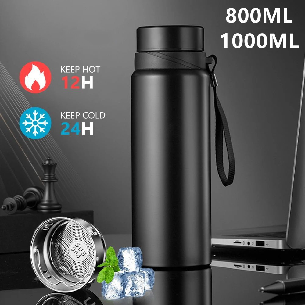 Cold Brew Bottle - 800 1000 ML Rvs Thermische Waterfles