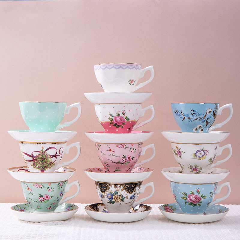 Coffee Tea Home - 1 st Franse Keramische Koffiekop Set