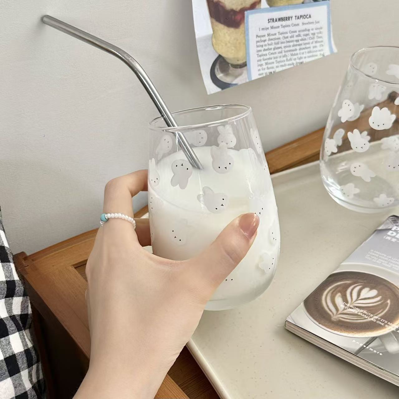 Schattig Miffy Konijn Bedrukte - Coffee And Tea Glass recensie en prijs