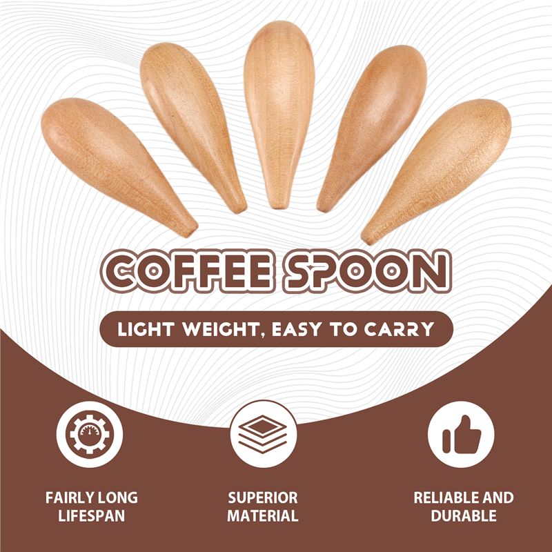 B69C 5 Stuks Mini Houten Lepel - Coffee Tea Etc recensie en prijs