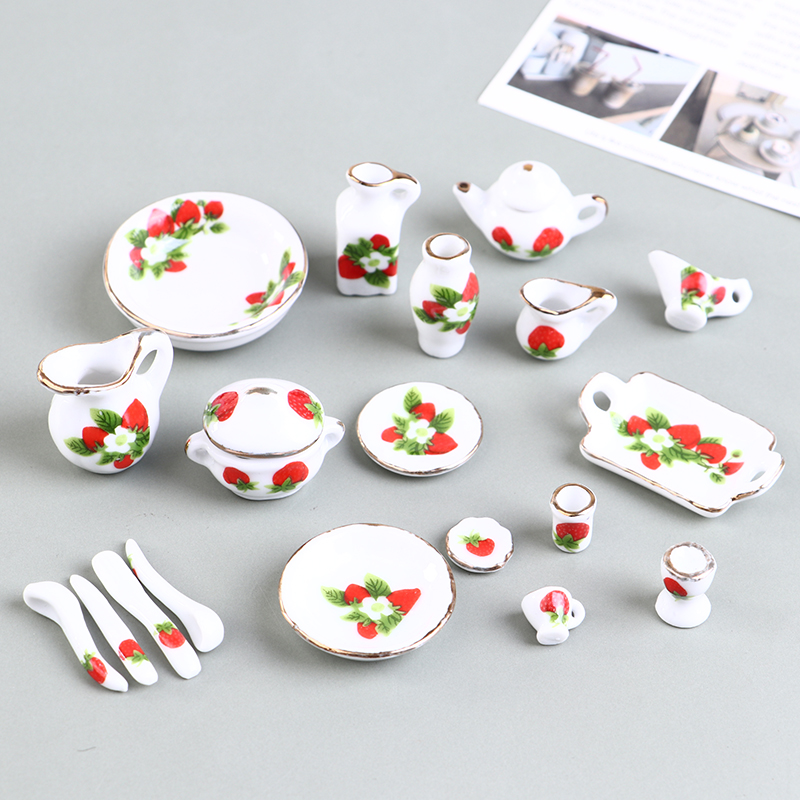 1 Set 1:12 Miniatuur Poppenhui - Tea Coffee Pot Set recensie en prijs