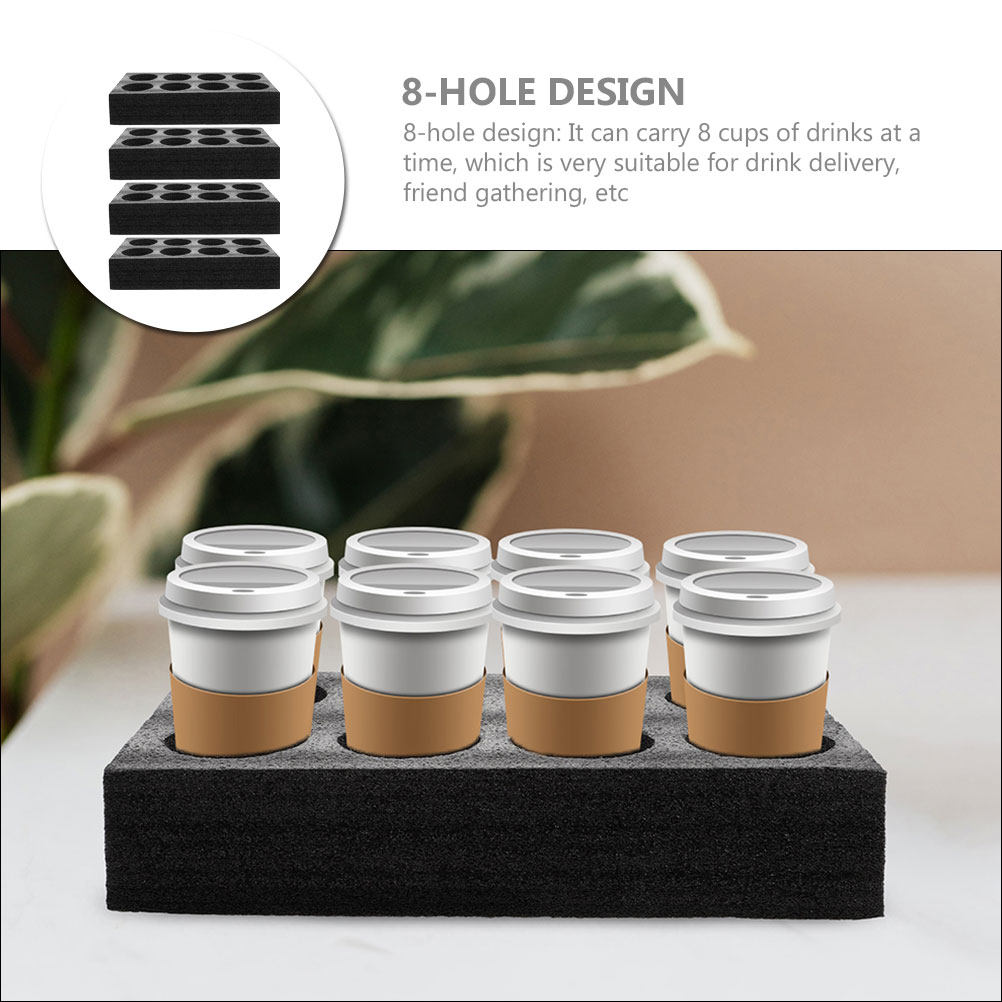 4-delige 8-gaats drankenhouder - Coffee Tea Drink recensie en prijs