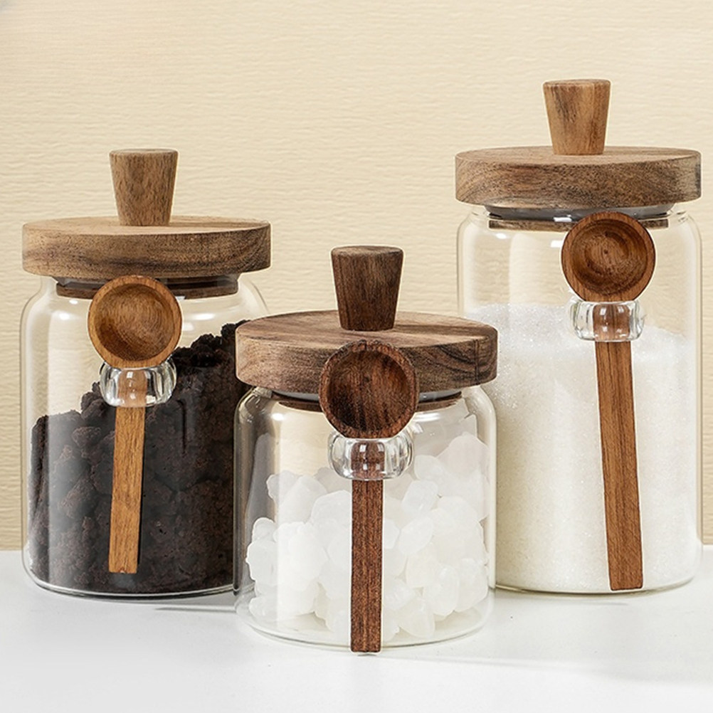 Glazen koffiebonen bewaarpot m - Coffee And Tea Glass recensie en prijs