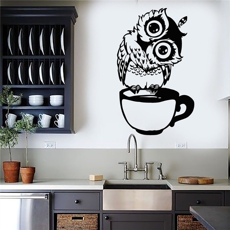 Grappige cartoon uil kopje the - Wallpaper Coffee And Tea recensie en prijs