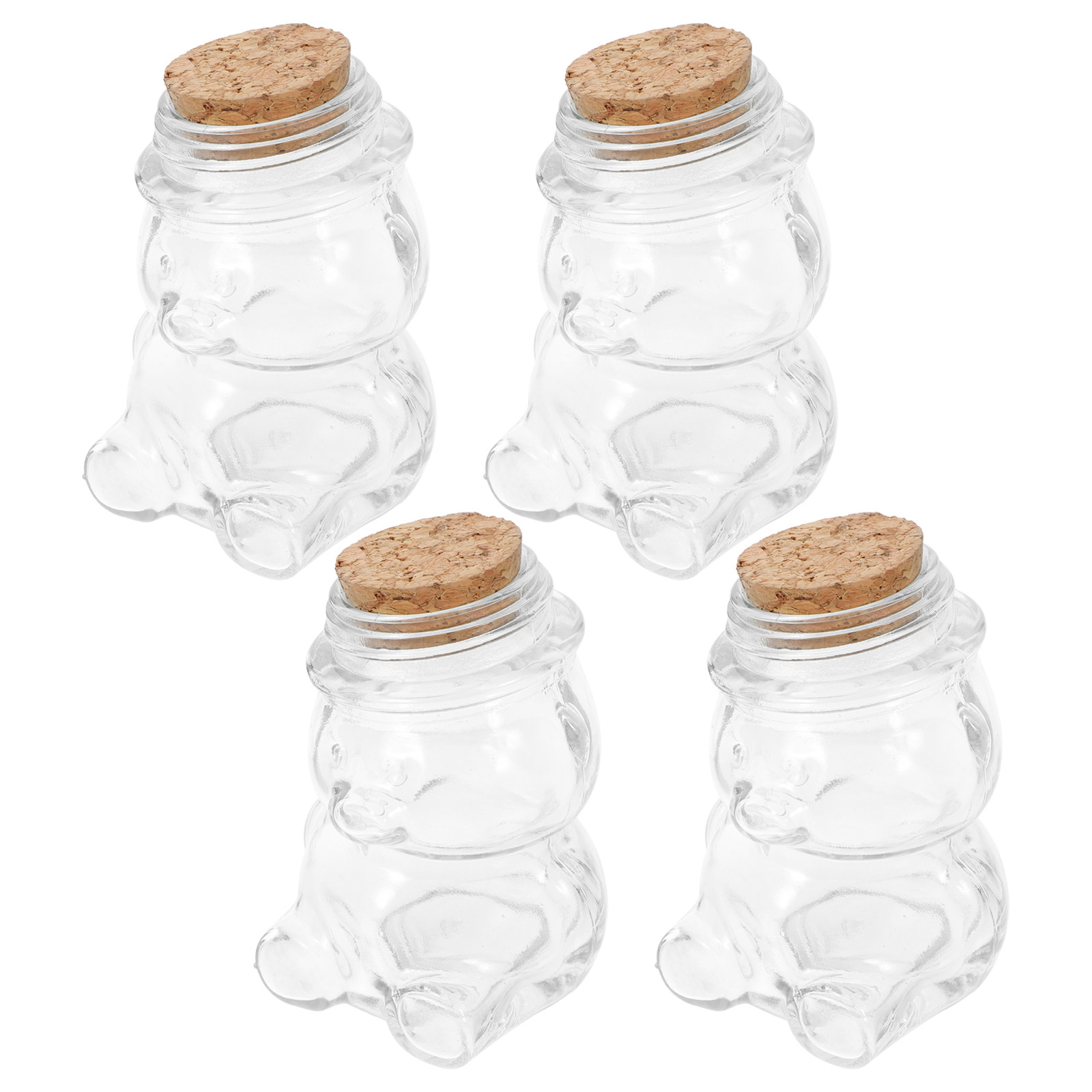4-delige glazen snoepkruikense - Coffee And Tea Glass recensie en prijs