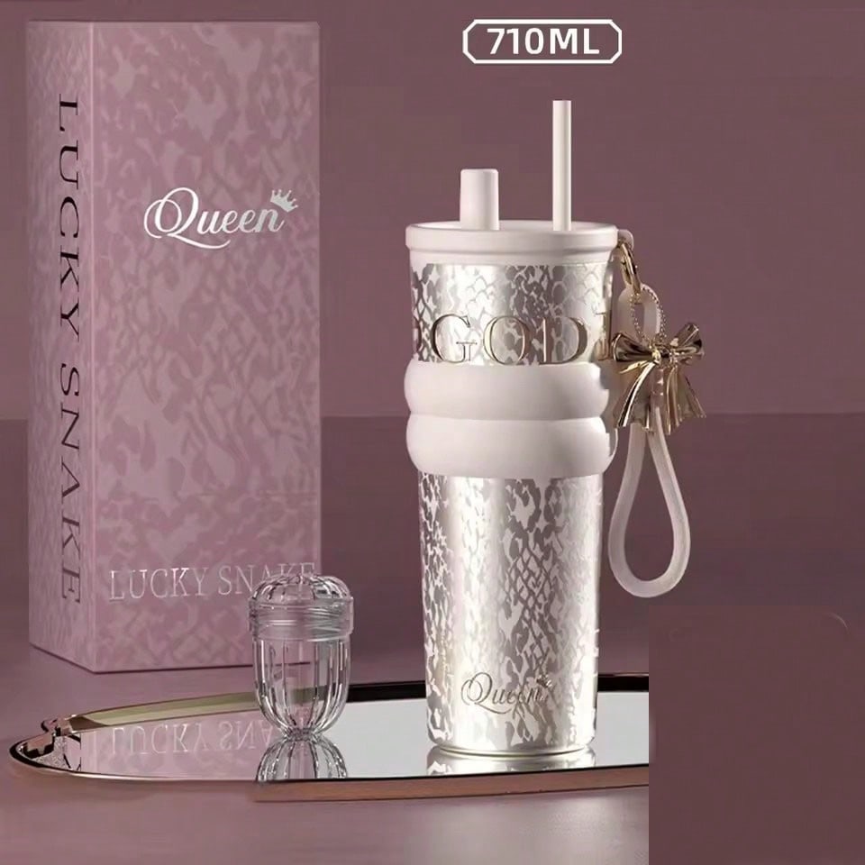 710ml Reisthermosfles met riet - Cold Brew Bottle recensie en prijs