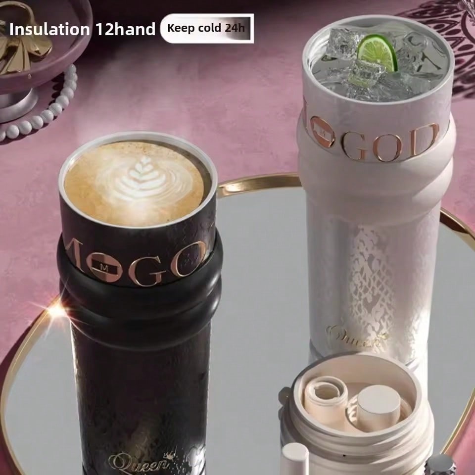 710ml Reisthermosfles met riet - Cold Brew Bottle recensie en prijs