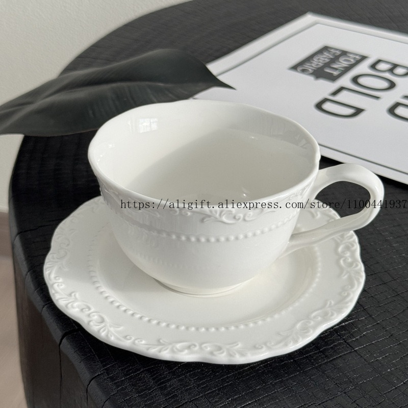 Franse lichte luxe reliëf bloe - Tea Coffee Pot Set recensie en prijs