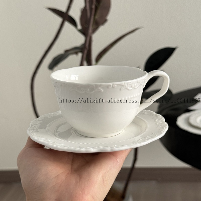 Franse lichte luxe reliëf bloe - Tea Coffee Pot Set recensie en prijs